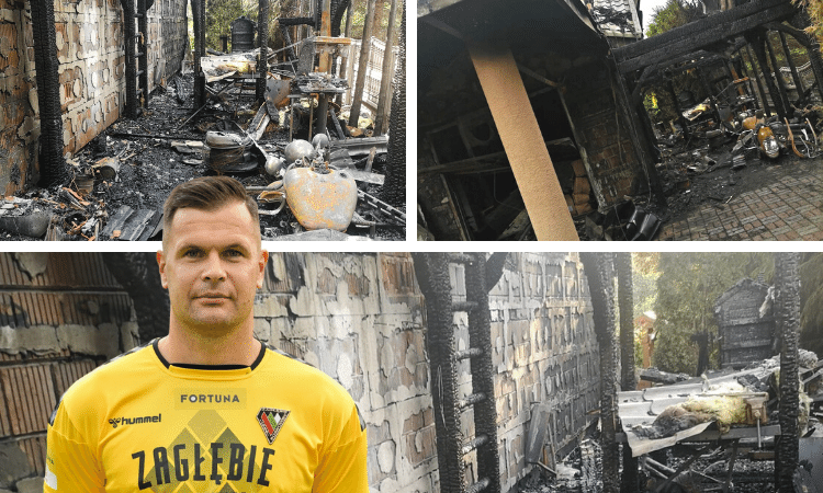 Spłonął dom bramkarza Zagłębia