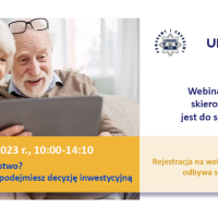 Webinarium CEDUR dla seniorów „Okazja czy oszustwo? Sprawdź zanim podejmiesz decyzję inwestycyjną”