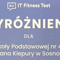 Szkoła Podstawowa nr 46 im.J.Kiepury wyróżniona w teście kompetencji cyfrowych