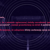 Spektakl odwołany z powodu żałoby narodowej