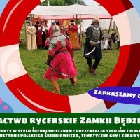 Piknik Rycerski w stylu średniowiecznym w Zagłębiowskiej Mediatece