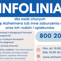 Infolinia dla osób chorych na&nbsp;chorobę Alzheimera i&nbsp;ich opiekunów