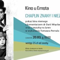 Kino u&nbsp;Ernsta: Chaplin znany i&nbsp;nieznany w&nbsp;Pałacu Schoena